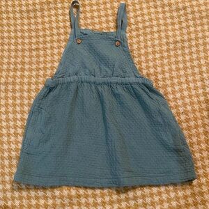 ZARA Green Textured Dress